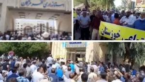 People in Tehran and 23 other cities and towns across the country were protesting and the rallies quickly evolved into political protest. Shop owners joined the rally on Monday, June 13, which happens against ongoing situations across the country.
