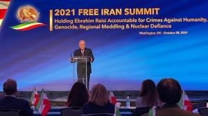 October 28, 2021 - Hon. Michael Mukasey (81st Attorney General of the United States) spoke at Free Iran Summit: Raisi was a member of "death committee" and his job was to select who goes to death squad.