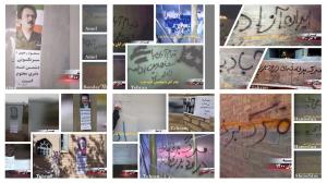 On the eve of the anniversary of the November 2019 uprising, supporters of the Mujahedin-e Khalq (PMOI/MEK) and the Resistance Units held placards and banners and wrote graffiti to honor the martyrs and rebellious youths, who rose to overthrow the clerical regime and establish freedom and democracy in Iran November 7, 2021 - On Wednesday, November 3, these activities took place in Tehran and many other cities, including Isfahan, Bandar Abbas, Hamedan, Urmia, Ardabil, Amol, and Shooshtar.