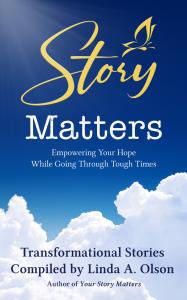 This is a photo of the cover of Story Matters.