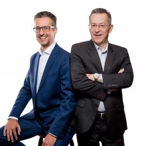 Neumonda Holding: Marco Mezger (COO) and Prof. Dr. Peter Poechmueller (CEO)