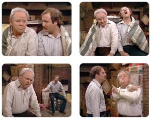 Archie Bunker and Mike "Meathead" Stivic represented opinionated extremes in "All in the Family."