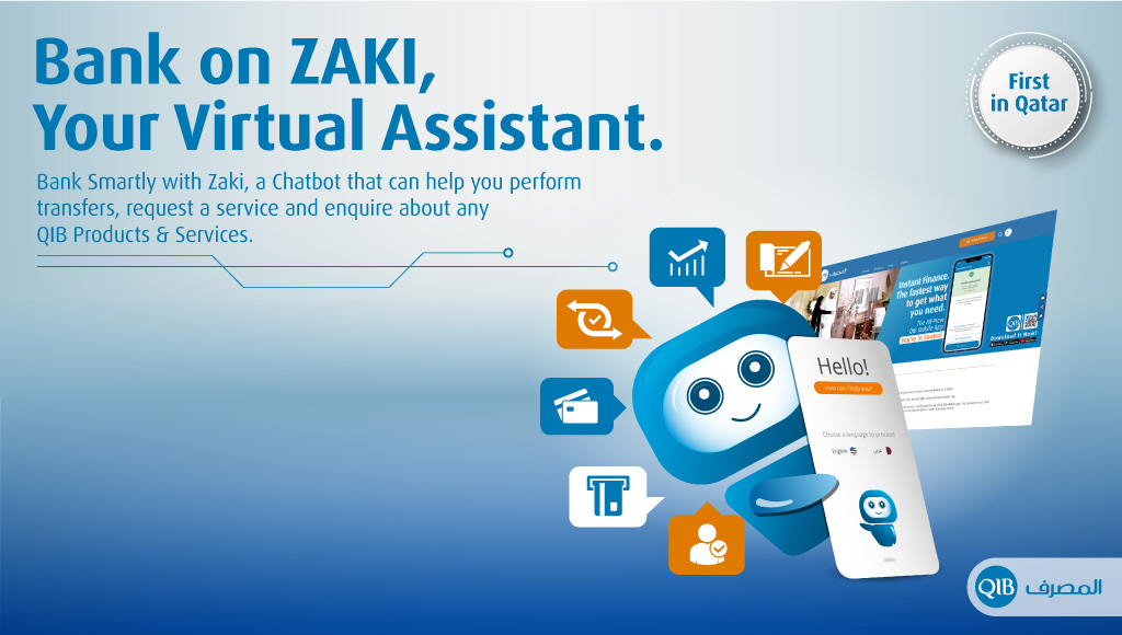 Active Ai Powers Zaki Qatar Islamic Bank QIB first of a kind AI 