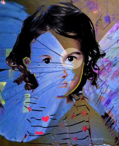 Butterfly Girl by Carol Levin on Exhibit at Spectrum Miami Booth #503