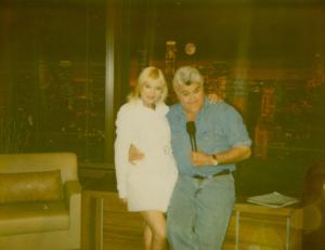 Angelena Bonet with Jay Leno