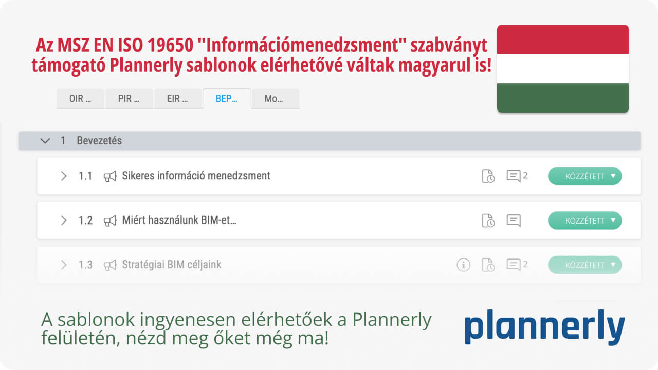 Az ISO 19650 Szabványt Támogató Sablonok Már Elérhetőek Magyarul Is A ...