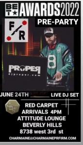 DJ PROPER ATTITUDE LOUNGE BET PRE PARTY 6-24