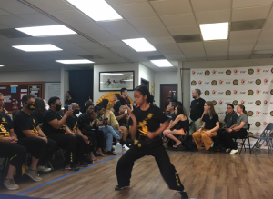 A Student from Mobile, Alabama competing in a traditional kung fu competition. | Shaolin Institute