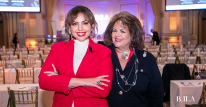 Pictured here is Ariela and Frances Kiradjian, leading BLLA. The 2022 Boutique Hotel Investment Conference was held at the iconic Plaza Hotel Grand Ballroom. BLLA, known for it's unique event decor and educational content. More at bllaevents.com.