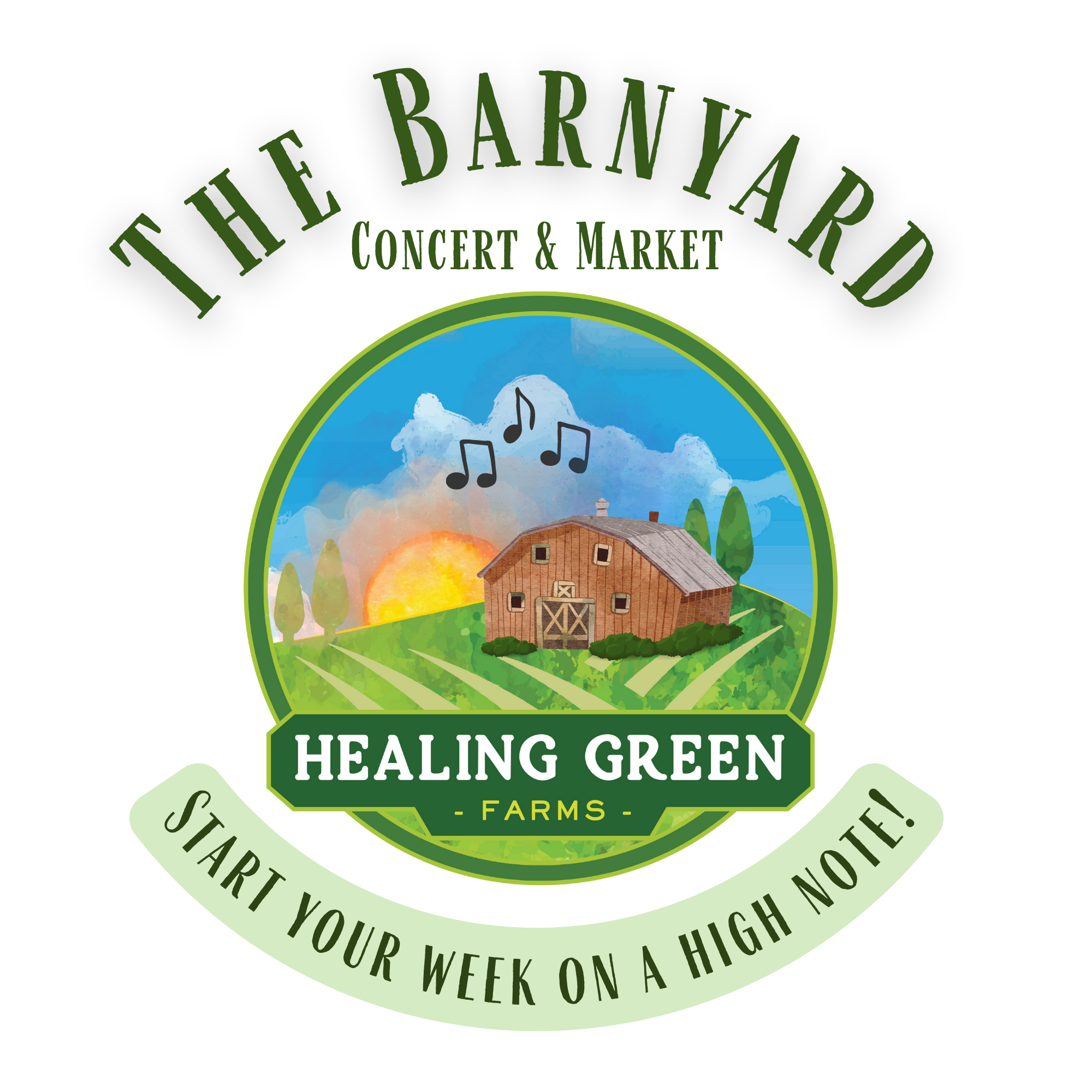 Healing Green Farms Presents The Barnyard Concert and Market Series
