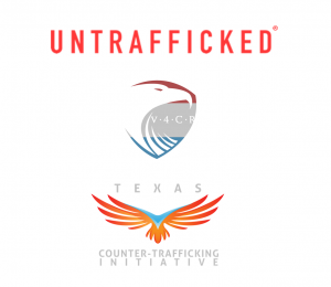 Combined Logo: V4CR, Untrafficked and TxCTI txcti.org untrafficked.org v4cr.org