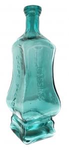 Cassin’s Grape Brandy Bitters bottle, circa 1860s, most unusual in shape and produced in two mold variants, this bottle being the earliest produced with approximately ten examples known.