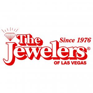 The Jewelers of Las Vegas red logo with white background