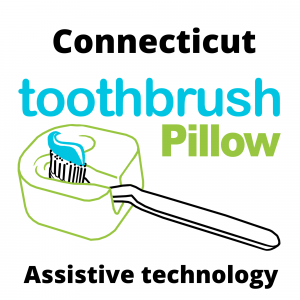 Connecticut Toothbrush Pillow logo