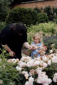A young girl partaking in Heckfield Place's Flower Workshop