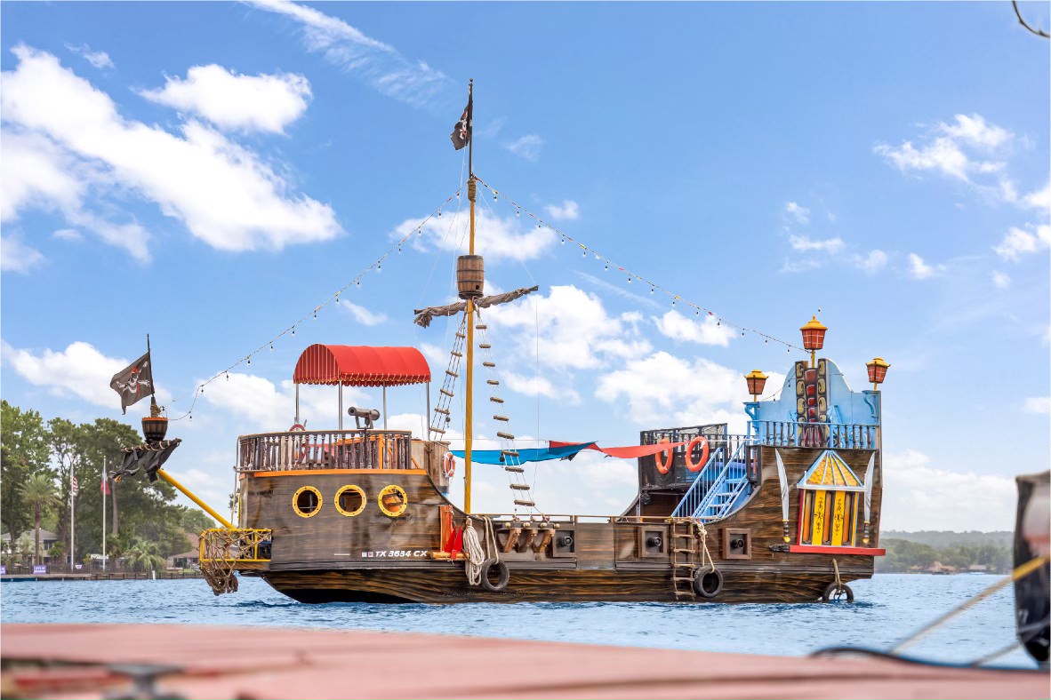 Ahoy Mateys! The Jolly Pirate Ship Makes Its Public Debut And Is Now ...