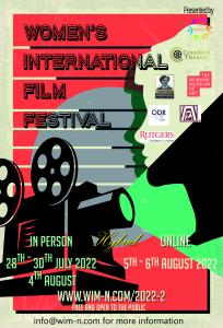 Graphic representing WIM-N Film Festival 2022