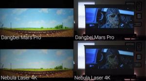 Image Comparison：Anker Nebula Cosmos vs Dangbei Mars Pro