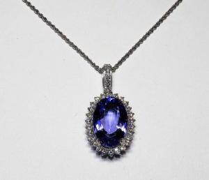 Tanzanite necklace