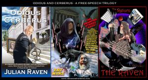 Raven's gripping odyssey is graphically depicted in the free-speech trilogy.