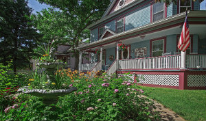 Holden House 1902 Bed & Breakfast Inn includes three side-by-side Victorians in a historic Colorado Springs neighborhood