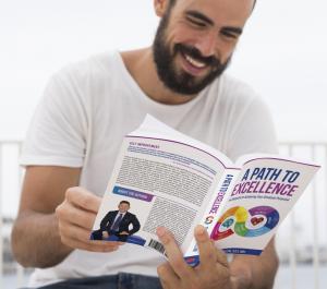 The first reader of A Path to Excellence Book by Tony J. Selimi
