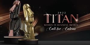 2022 TITAN Women In Business Awards Statuette