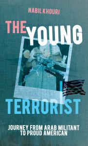 The Young Terrorist cover showing a teenager with a gun and an "X" covering him