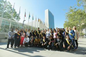 Youth participants from various countries will gather at the United Nations headquarters in New York to discuss the importance of human rights education.