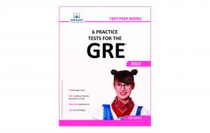 Vibrant Publishers’ 6 Practice Tests for the GRE book front cover
