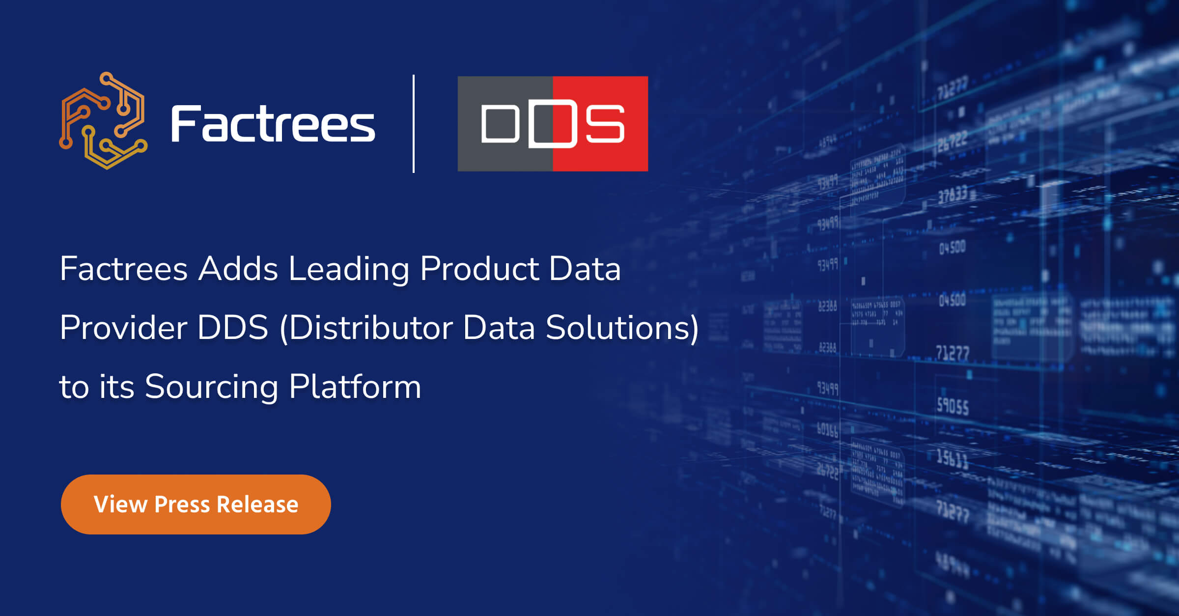 Factrees Adds Leading Product Data Provider DDS (Distributor Data