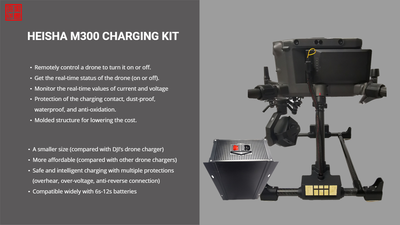 DJI M300 Battery Charging Box VS HEISHA Drone Battery Charging Kit