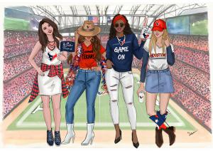 Local Houston Fashion Illustrator, Rongrong DeVoe, hailing from Qingdao China, has teamed up with NFL franchise, the Houston Texans to create a collection of custom illustrations celebrating a collage of female Texans fans as diverse as the current fanbase
Knowing that women make up half of the team fanbase, the Houston Texans Senior Vice President of Marketing and Community Development Jennifer Davenport decided to commission DeVoe to create a special tribute to the female Texans fan
Using profiles of all diverse backgrounds from Anglo Saxon (white blonde/white brunette) to Latina, to African American, the marketing team alongside Rongrong DeVoe created a one-of-a-kind custom illustration showcasing how diverse and unique the spread of ladies can be
“DeVoe worked closely with the Texans to capture the spirit and passion of our fans by looking through gameday and event photos to ensure each fan will see a little bit of themselves in one of the illustrations,” said Davenport
DeVoe was honored to partner with a brand that appreciates her same zest for women’s empowerment through diversity and was able to create artwork fostering a sense of connection with the Texans ‘lady fans
“It means so much for me to use my sketches to touch the everyday Texans fan in my home, Houston, Texas
“The Houston Texans are continually challenging ourselves to make sure our messaging, presentation and offerings appeal to our passionate fanbase
Coffee mugs, t-shirts, blankets, notebooks, and additional items will be on sale this season at the Houston Texans Team Shop
The official reveal of the collection was held at the Houston Texans Team Shop on August 21st and attended by the Battle Red Ladies as well as alumni Texans Cheerleaders, Hannah McNair, and Houston lifestyle bloggers
https://www.houstontexans.com/photos/photos-the-texans-rongrong-collection-reveal
ABOUT RONGRONG DEVOE: A Fashion Institute of Technology Master’s Degree graduate with over 150K Instagram followers, Chinese born fashion illustrator Rongrong DeVoe has been celebrated as one of the fashion and women’s empowerment trend-setters of our generation
For Texans press inquiries, contact:
Allie LeClair
Sr. Corporate Communications Manager
Allie.LeClair@houstontexans.com
