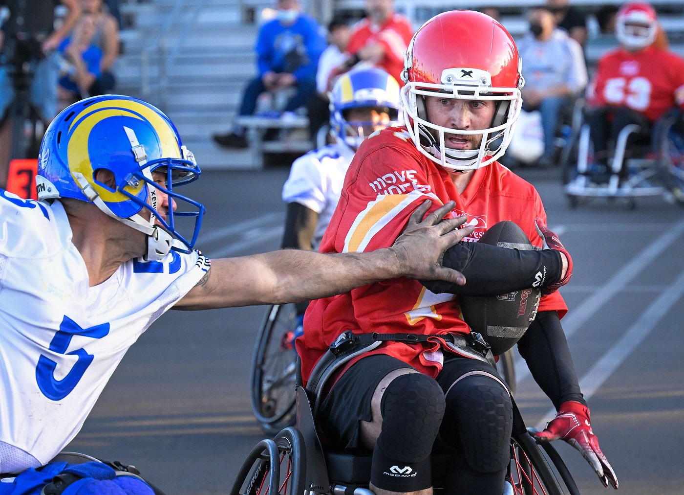 Wheelchair football tournament in Tampa