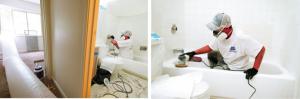 Miracle Method is not limited to countertops – bathtubs, tile walls and shower pans can alsobenefit from the quick and affordable refinishing process.