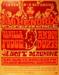 An $8,000 reward has just been announced by Psychedelic Art Exchange for anyone that has an authentic Jimi Hendrix Atlanta Municipal Auditorium 8/17/68 concert poster An $8000 Reward Is Offered For This Jimi Hendrix 8/17/68 Atlanta Municipal Auditorium Concert Poster