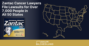 Baum Hedlund Files Zantac Lawsuits For Over 7,000 People In All 50 States